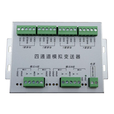 24 Bit Yük Hücresi Amplifikatörü IP64 5000hz Strain Gauge Sinyal Koşullandırıcı 10-1280 Kez/Sn